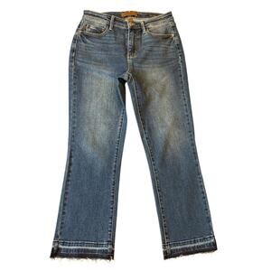 Judy Blue Women's Kick Flare Jeans Size 27 High Rise Medium Wash Straight leg